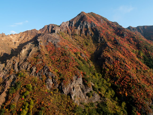 栃木県　朝日岳の紅葉