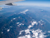 南アルプス　空から見る景色の壁紙