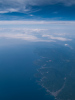 伊豆西海岸　空から見る景色の壁紙