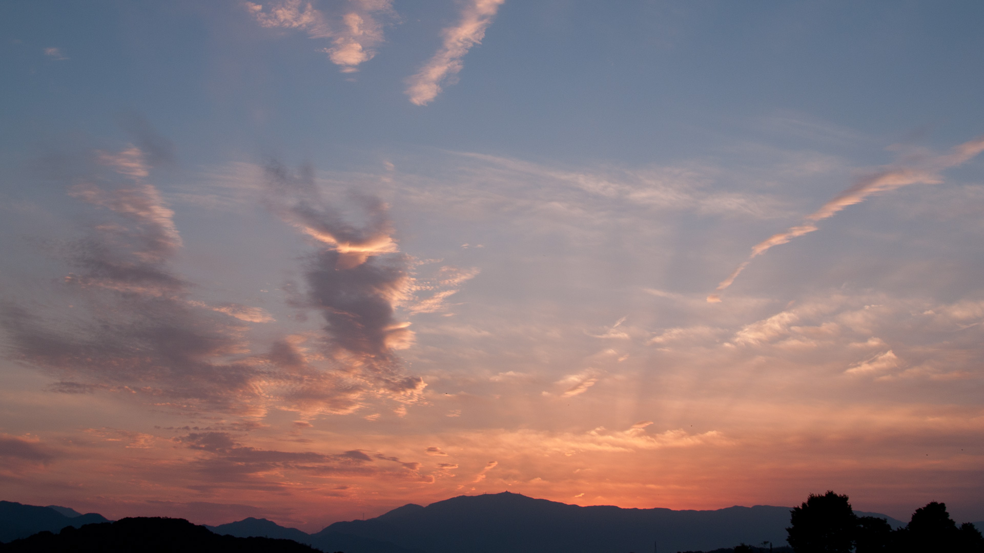 ワイド画面 19 1080 のデスクトップ壁紙 夕焼け